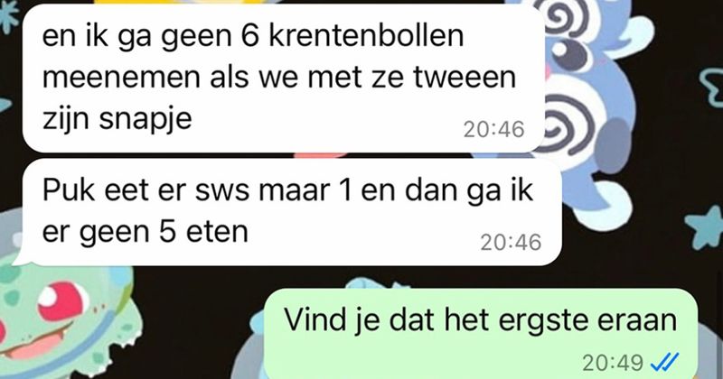 Meisje kan niet mee met vriendinnen naar een festival vanwege een cursus 'Mindmappen' en nu is er ruzie omdat iemand te veel krentenbollen heeft gesmeerd (4 screens)