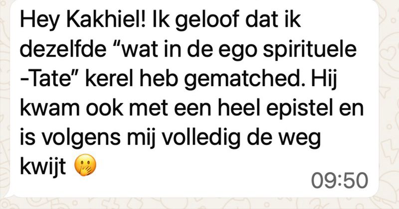 Hier deel 2 van die gast die zich 'dominant wild beest in bed' noemt maar dan met een ander slachtoffer (10 screens)