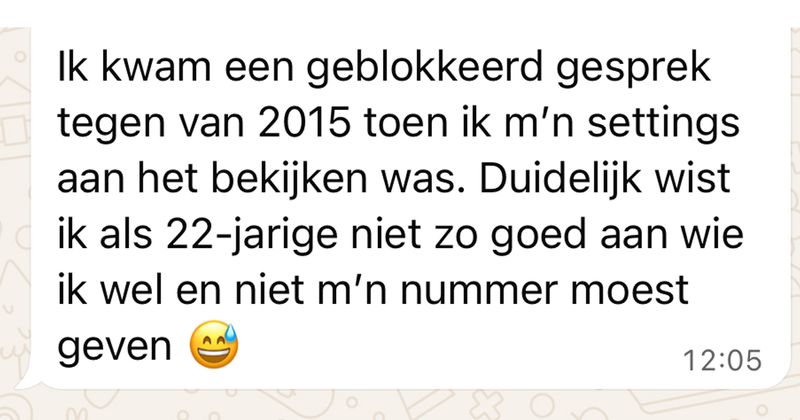 Deze 38-jarige man heeft niet echt door welke grappen je wel en beter niet kunt maken tegen een vrouw van 22 (2 screens)