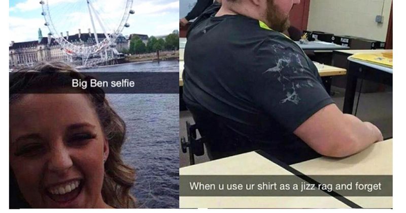 16 pijnlijk gênante Snapchats om je even wat beter te laten voelen over jezelf