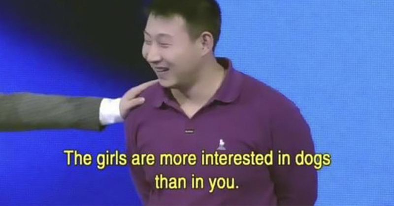 16 vet grappige screenshots van een Chinese datingshow
