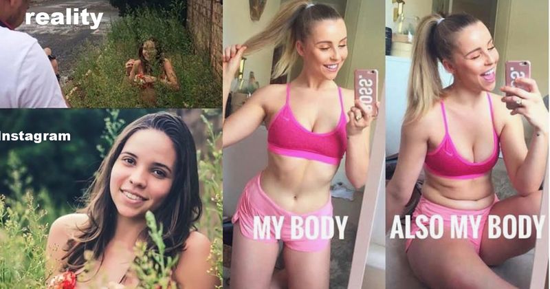 14 foto's die aantonen dat Instagram vet nep is