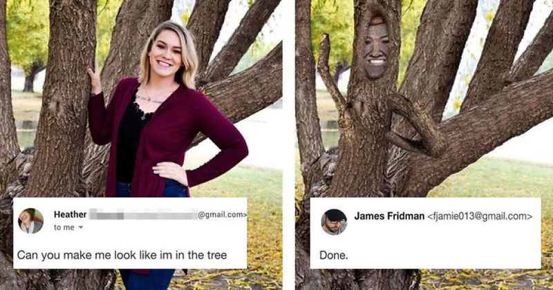 18 vet grappige Photoshop antwoorden van James Fridman