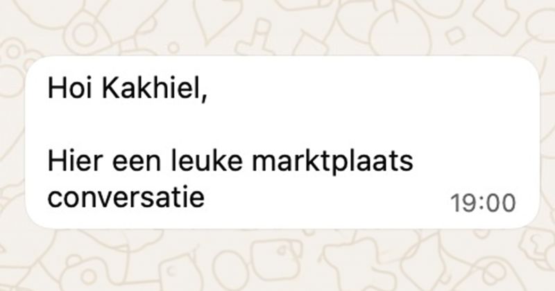 Hier het meest uitgebreide antwoord op een Marktplaats-vraag ooit (5 screens) 