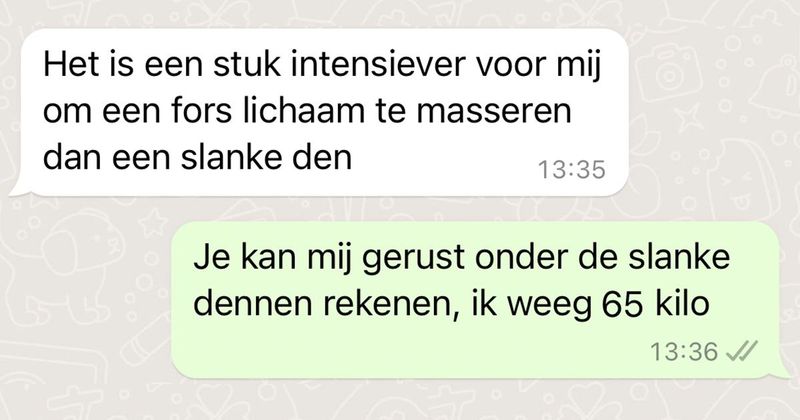 Bij deze massagesalon wordt de prijs bepaald aan de hand van je lichaamsgewicht en verloopt de communicatie helaas ook niet echt professioneel (12 screens)