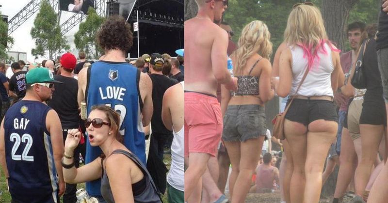 15 vet ongemakkelijke festivalfoto's om alvast een beetje in de stemming te komen