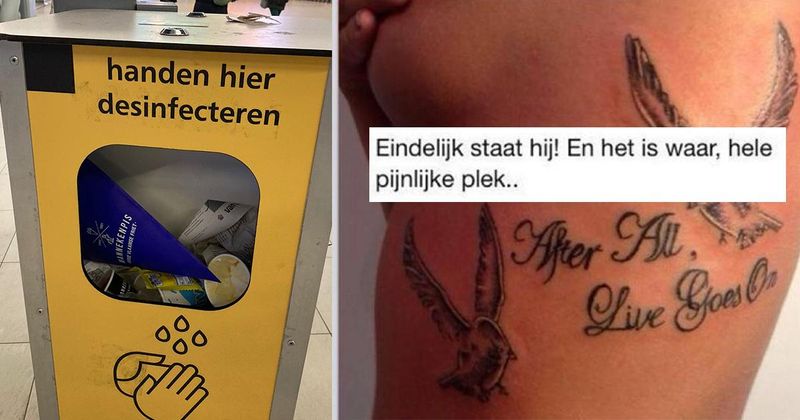 20 dingen die helaas niet echt gelukt zijn