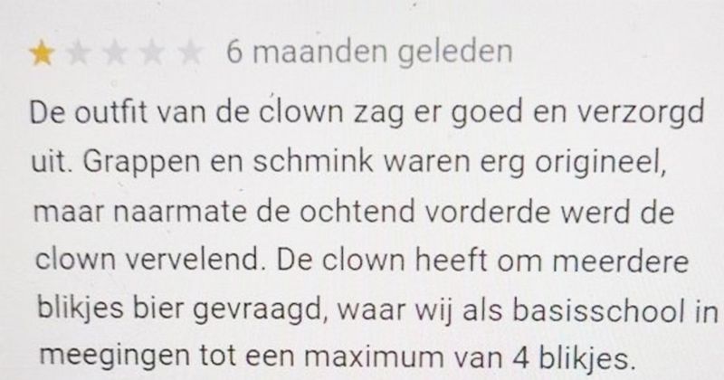 Deze clown kun je beter niet uitnodigen op je basisschool of op kinderfeestjes